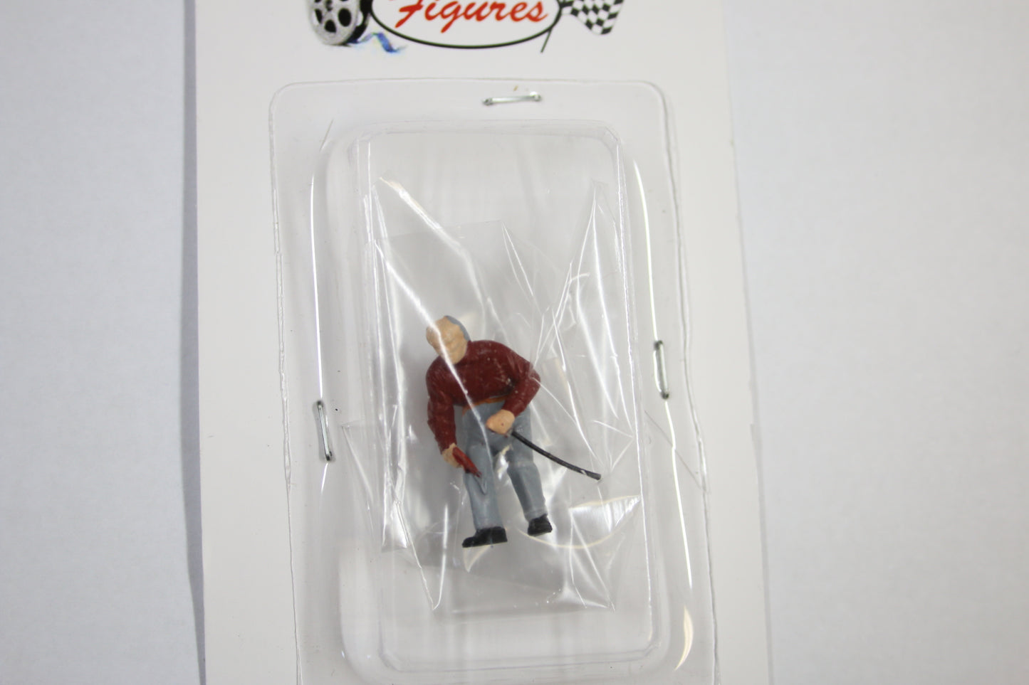 1:64 - Old Biff Tannen Figure with walking stick / Back to the Future II