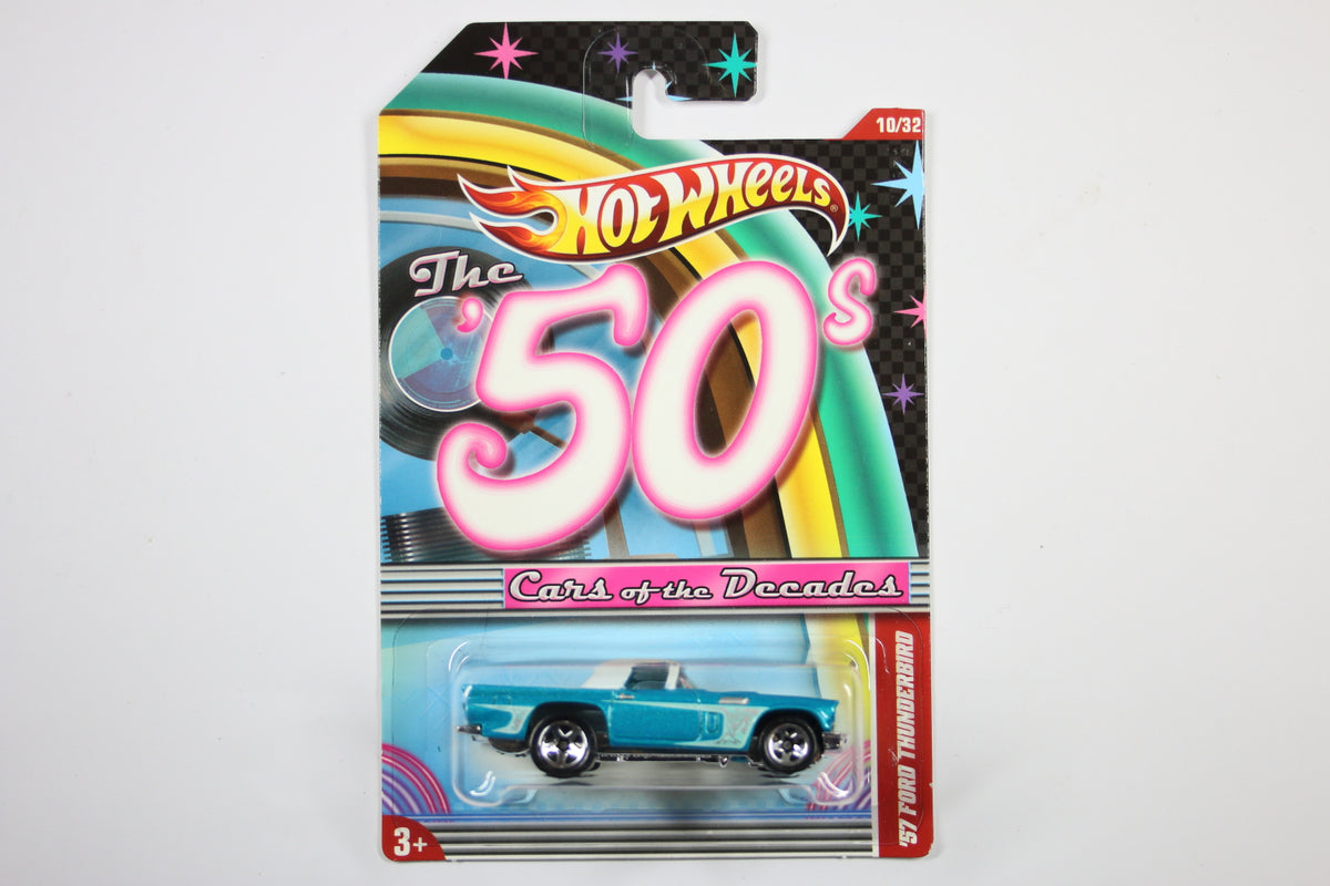 [Pre-owned] Hot Wheels Cars of the Decades (2011) 10/32 - '57 Ford Thunderbird "50s"