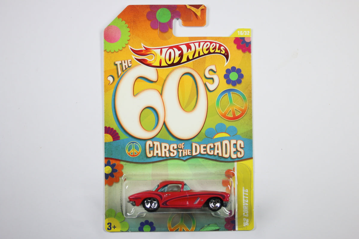 [Pre-owned] Hot Wheels Cars of the Decades (2011) 16/32 - '62 Corvette "60s"