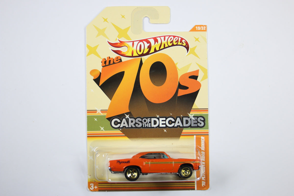 [Pre-owned] Hot Wheels Cars of the Decades (2011) 19/32 - '70 Plymouth Roadrunner "70s"