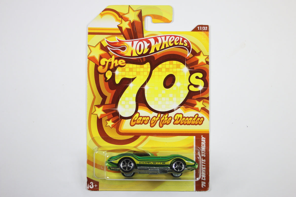 [Pre-owned] Hot Wheels Cars of the Decades (2012) 17/32 - '75 Corvette Stingray "70s"