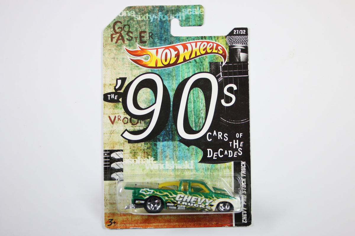 [Pre-owned] Hot Wheels Cars of the Decades (2012) 27/32 - Chevy Pro Stock Truck "90s"