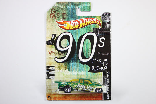 [Pre-owned] Hot Wheels Cars of the Decades (2012) 27/32 - Chevy Pro Stock Truck "90s"