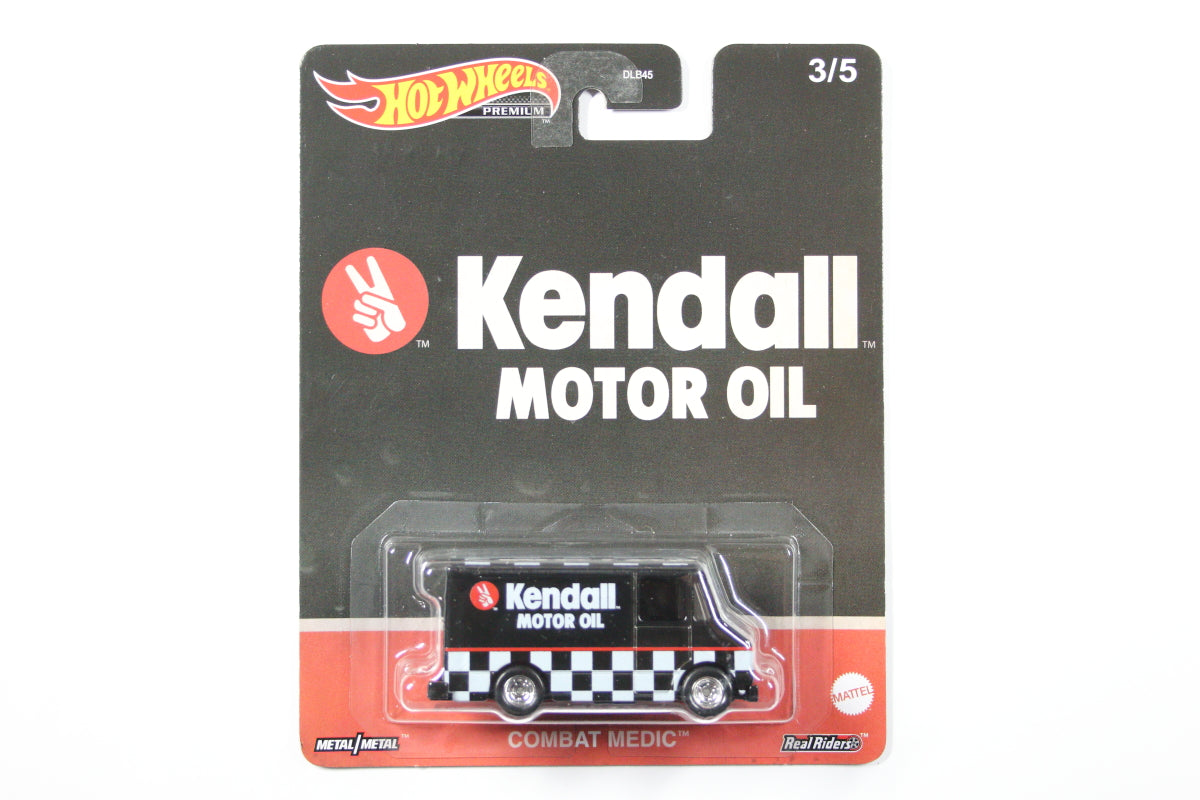 Hot Wheels Pop Culture 2023 Mix 3 Vintage Oil / Combat Medic - Kendall Motor Oil