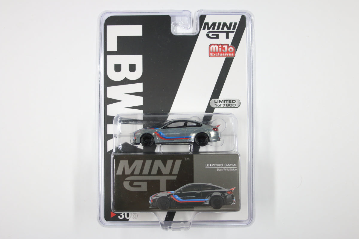 [CHASE] #306 - LB★WORKS BMW M4 Black W/ M Stripe (US Exclusive)
