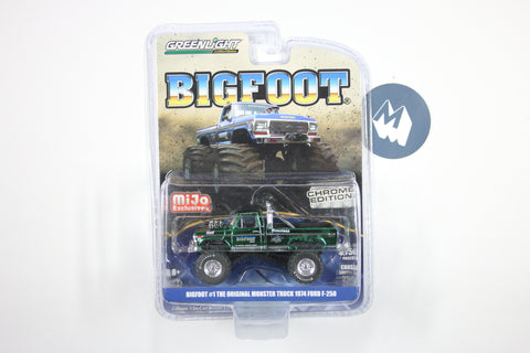 [Green Machine] Bigfoot #1 The Original Monster Truck / 1974 Ford F-250 (Chrome Edition)