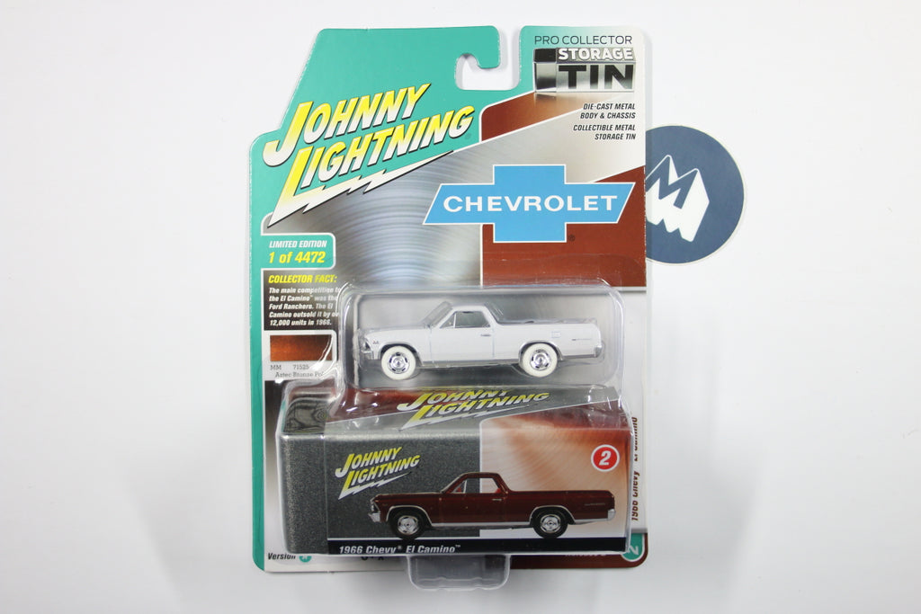 [White Lightning] 1966 Chevrolet El Camino (Aztec Bronze) – Modelmatic