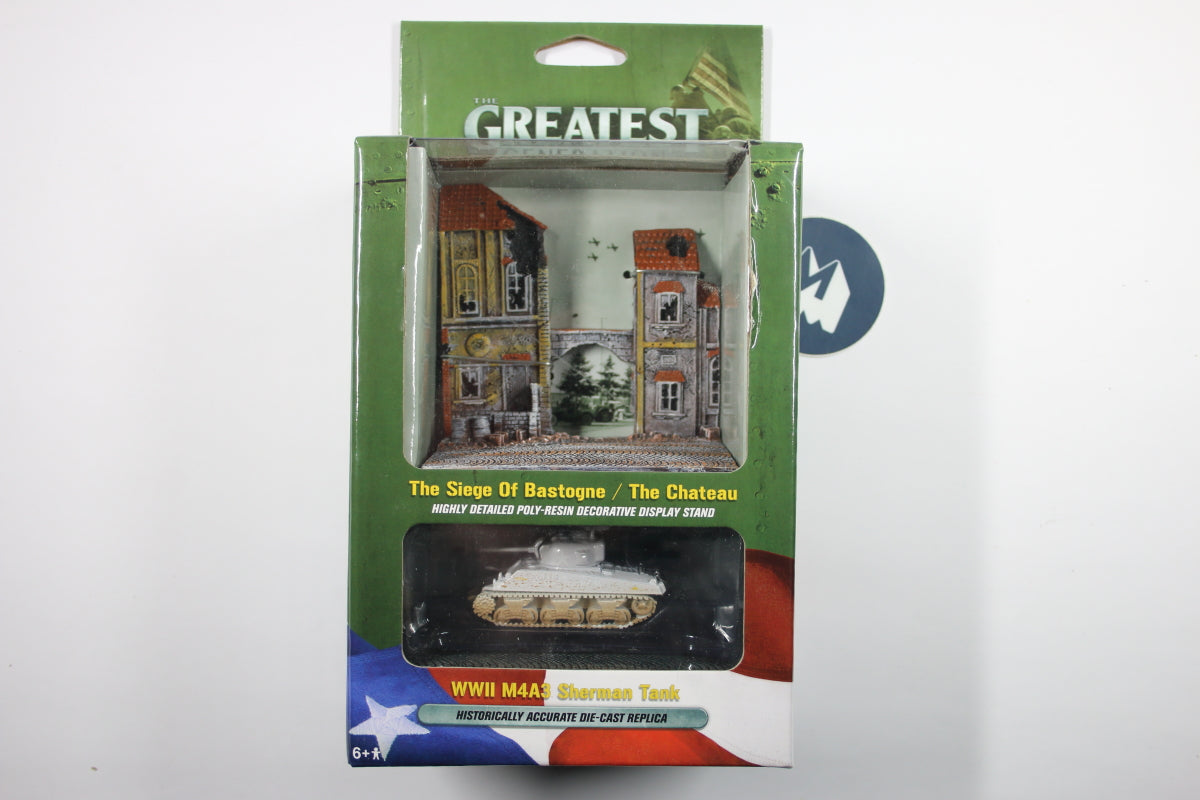 [White Lightning] The Chateau resin display with WWII M4A3 Sherman Tank