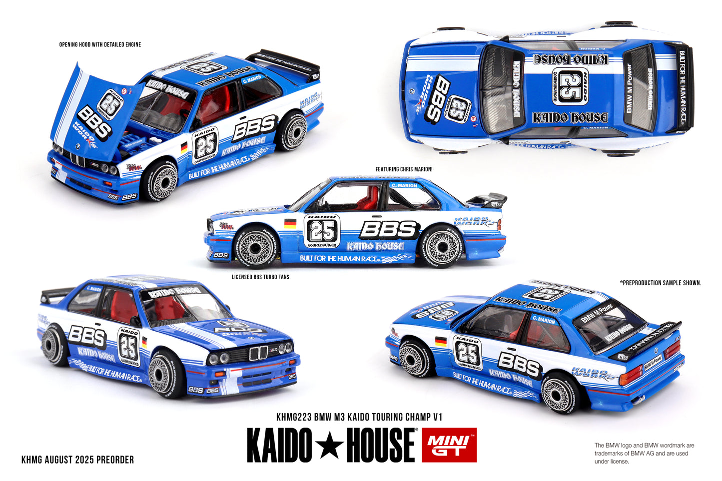 [Pre-Order] #223 - BMW M3 Kaido Touring Champ V1