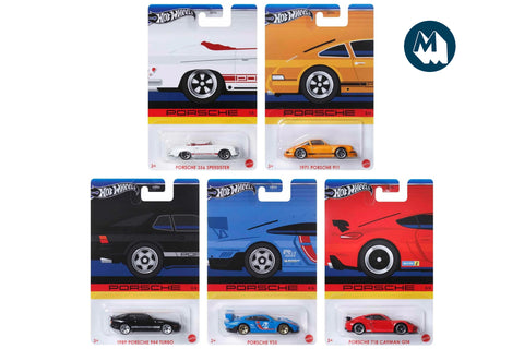 Hot Wheels Porsche Series (2024) Set of 5 cars