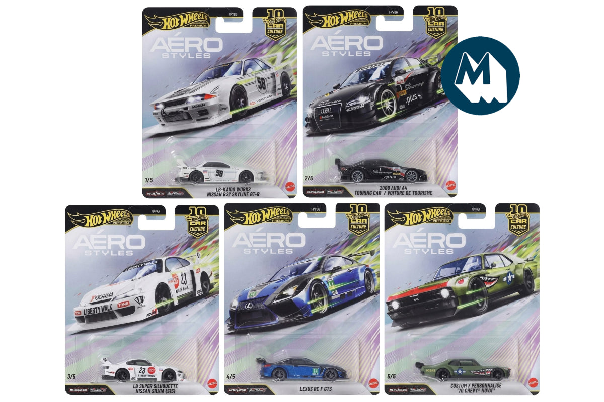 [Pre-Order] Hot Wheels Car Culture 2026 Mix 6 Aerostyles