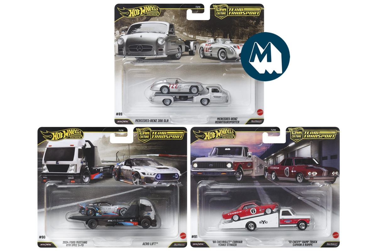 [Pre-Order] Hot Wheels Team Transport 2026 Mix 2 - Set of 3 (#89/90/91)