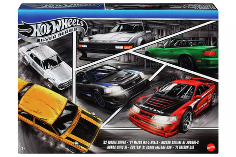 Hot Wheels Silver Series - Japan themed 6 pack