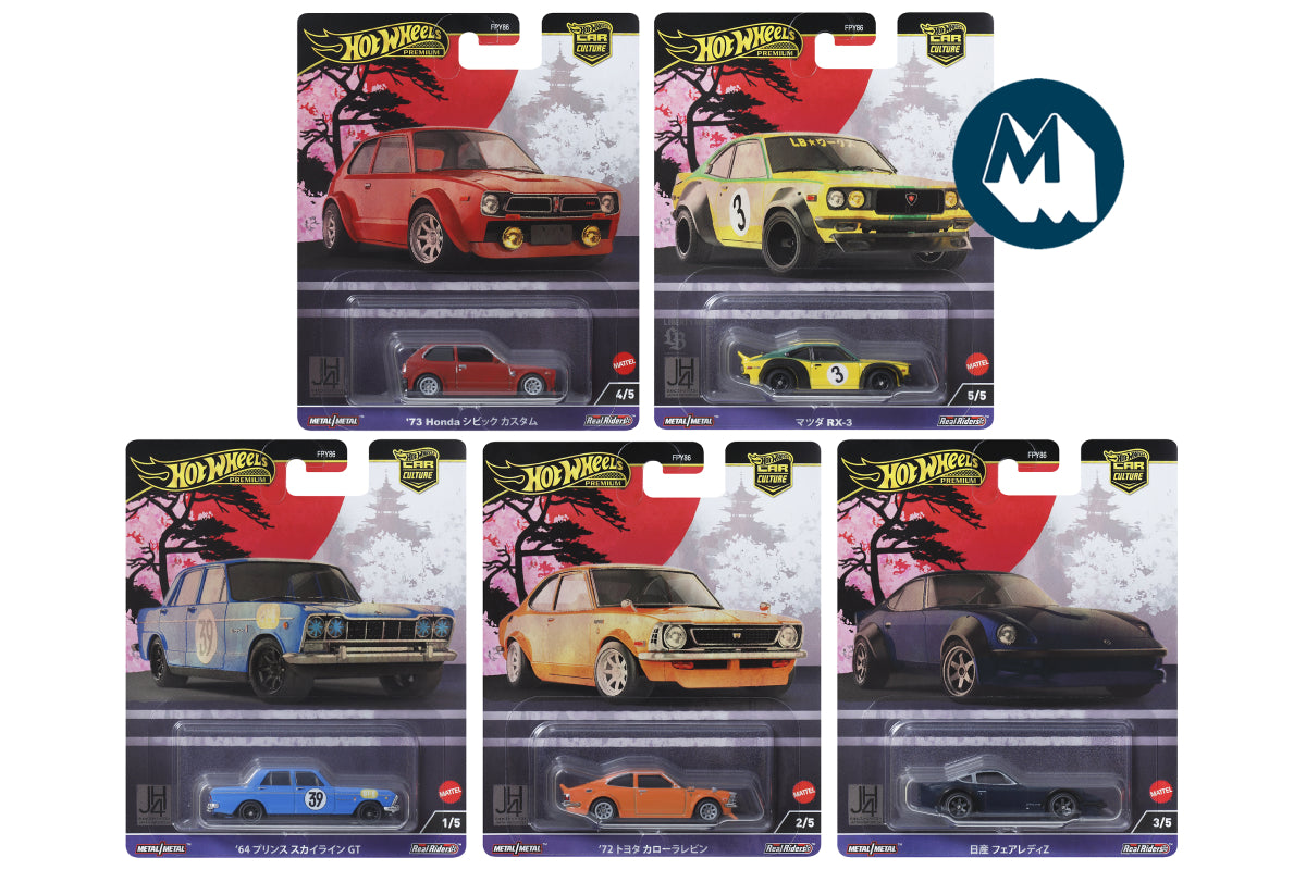 Hot Wheels Car Culture 2024 Mix 4 Japan Historics 4 / Full sets & cases