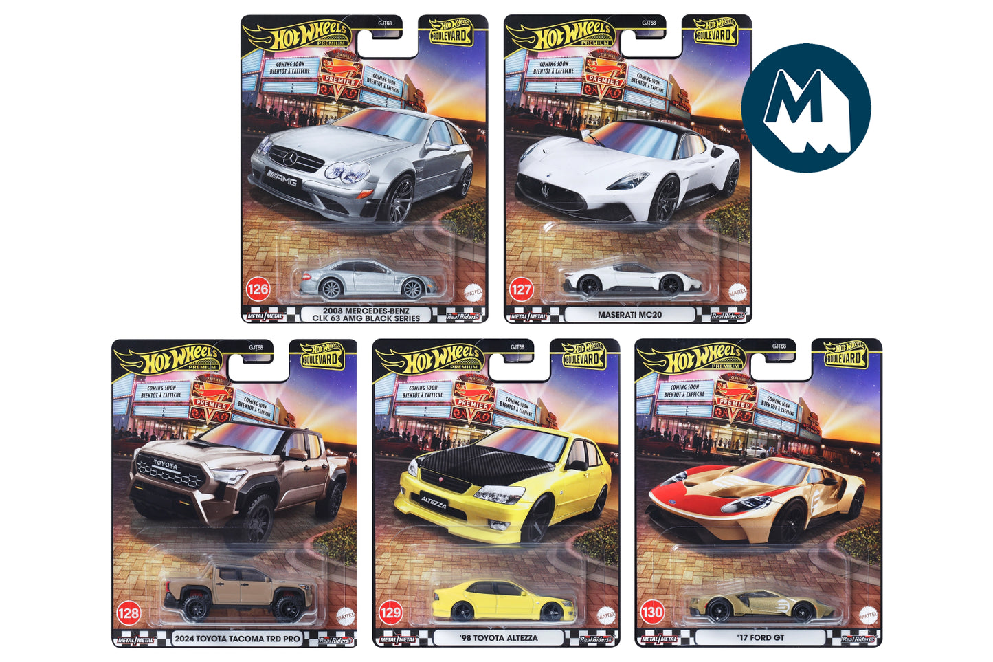 [Pre-Order] Hot Wheels Boulevard 2025 / #126/127/128/129/130 - Boulevard 2025 Mix 3