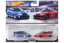 Car Culture Twin Pack - Mitsubishi Lancer Evolution VI / 1995 Mitsubishi Eclipse