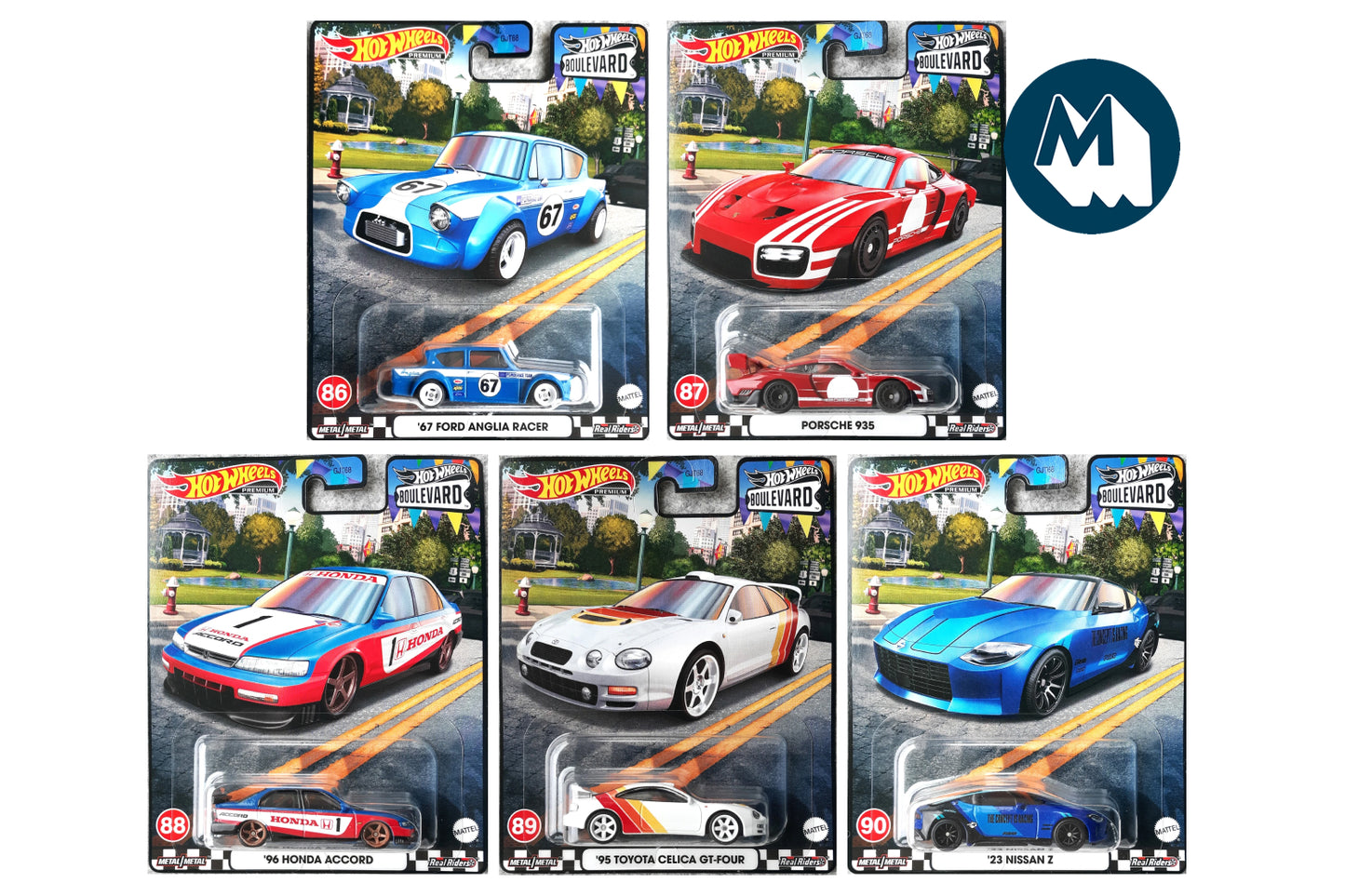Hot Wheels Boulevard 2023 / #086 - #090 - Boulevard 2023 Mix 4