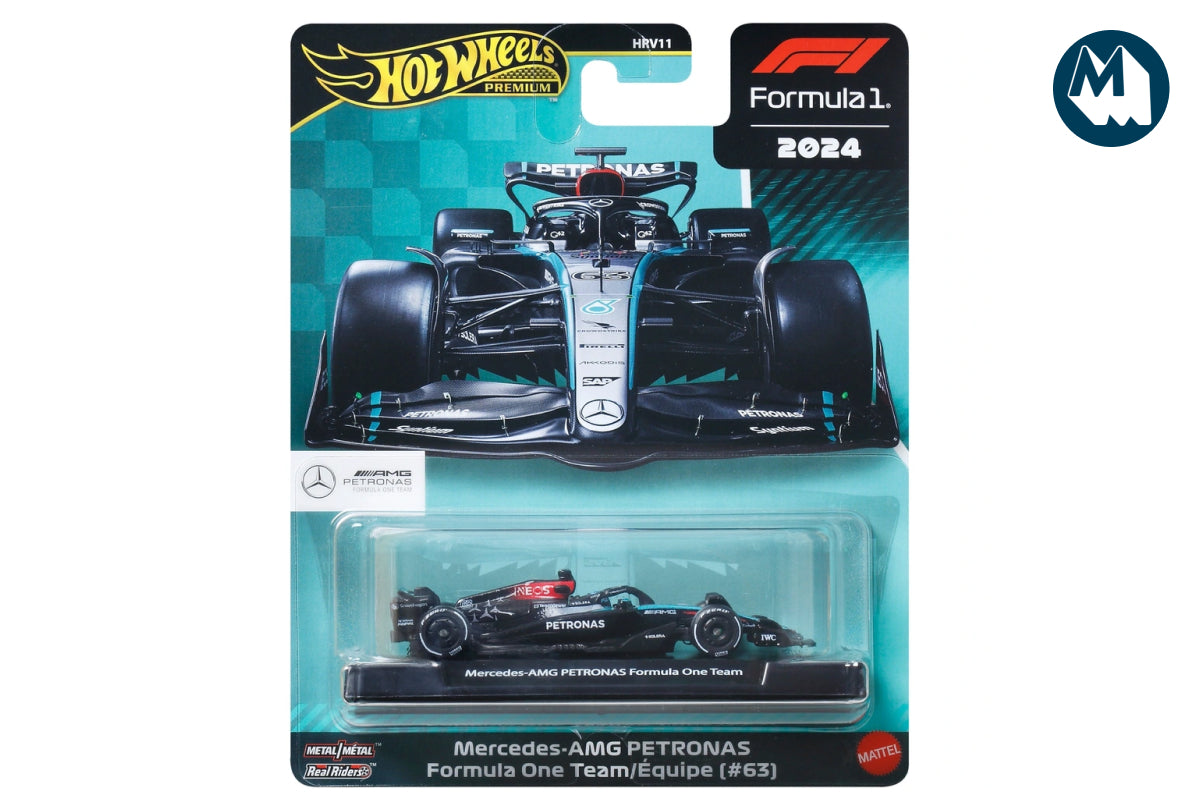 Hot Wheels Premium 2024 Formula 1 - Mercedes-AMG PETRONAS F1 Team (#63)