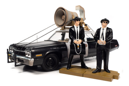 1:18 - 1974 Dodge Monaco / The Blues Brothers "Bluesmobile" with figures
