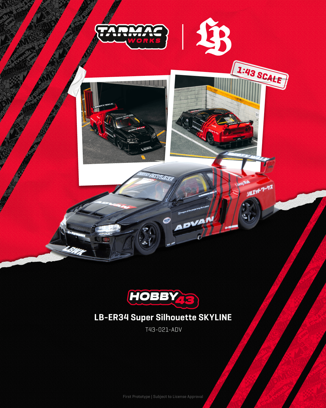 [Pre-Order] LB-ER34 Super Silhouette Skyline - Advan