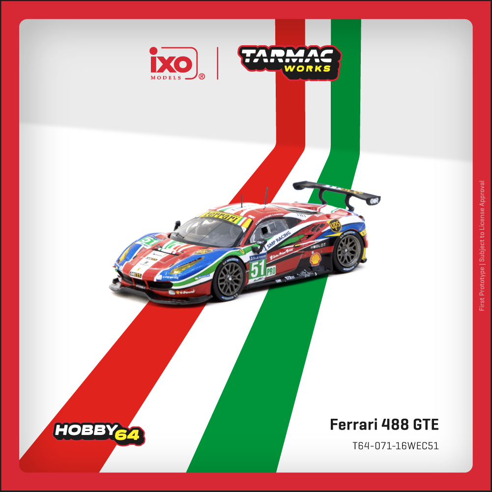 [Pre-Order] Ferrari 488 GTE - 24h of Le Mans 2016, G. Bruni / J. Calado / A. Pier Guidi