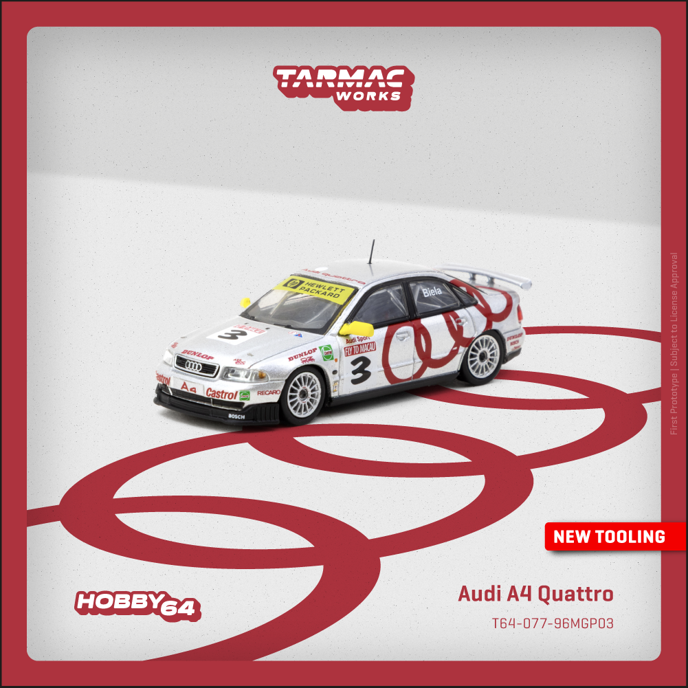 [Pre-Order] Audi A4 Quattro - Macau Guia Race 1996 Winner, Frank Biela
