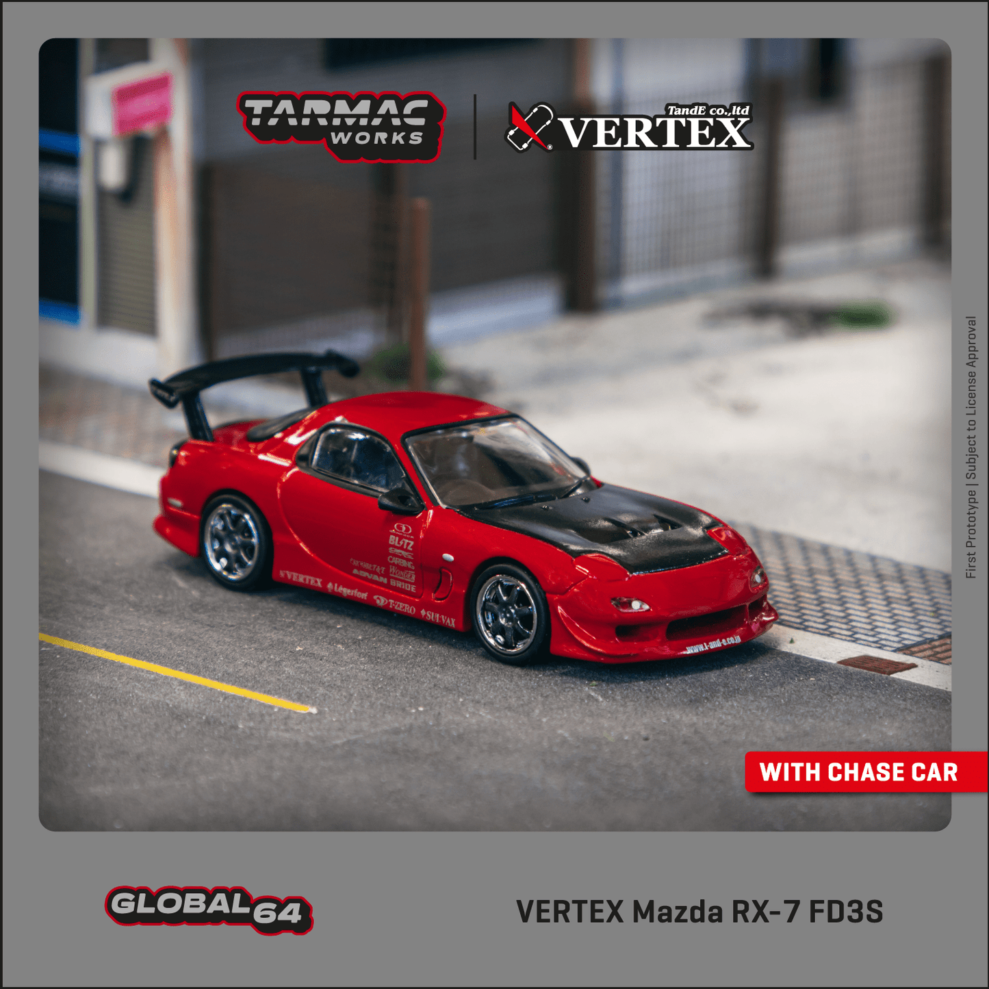 VERTEX Mazda RX-7 FD3S (Red)