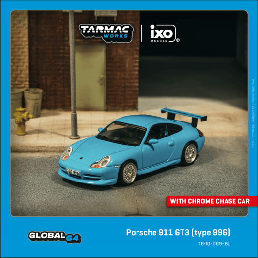 [Pre-Order] Porsche 911 GT3 (type 996) (Light Blue)