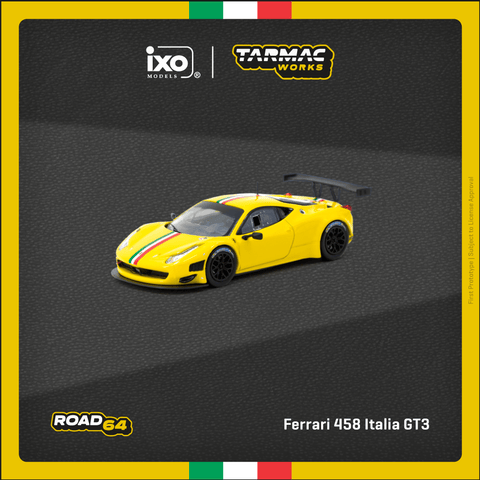 [Pre-Order] Ferrari 458 Italia GT3 (Yellow)