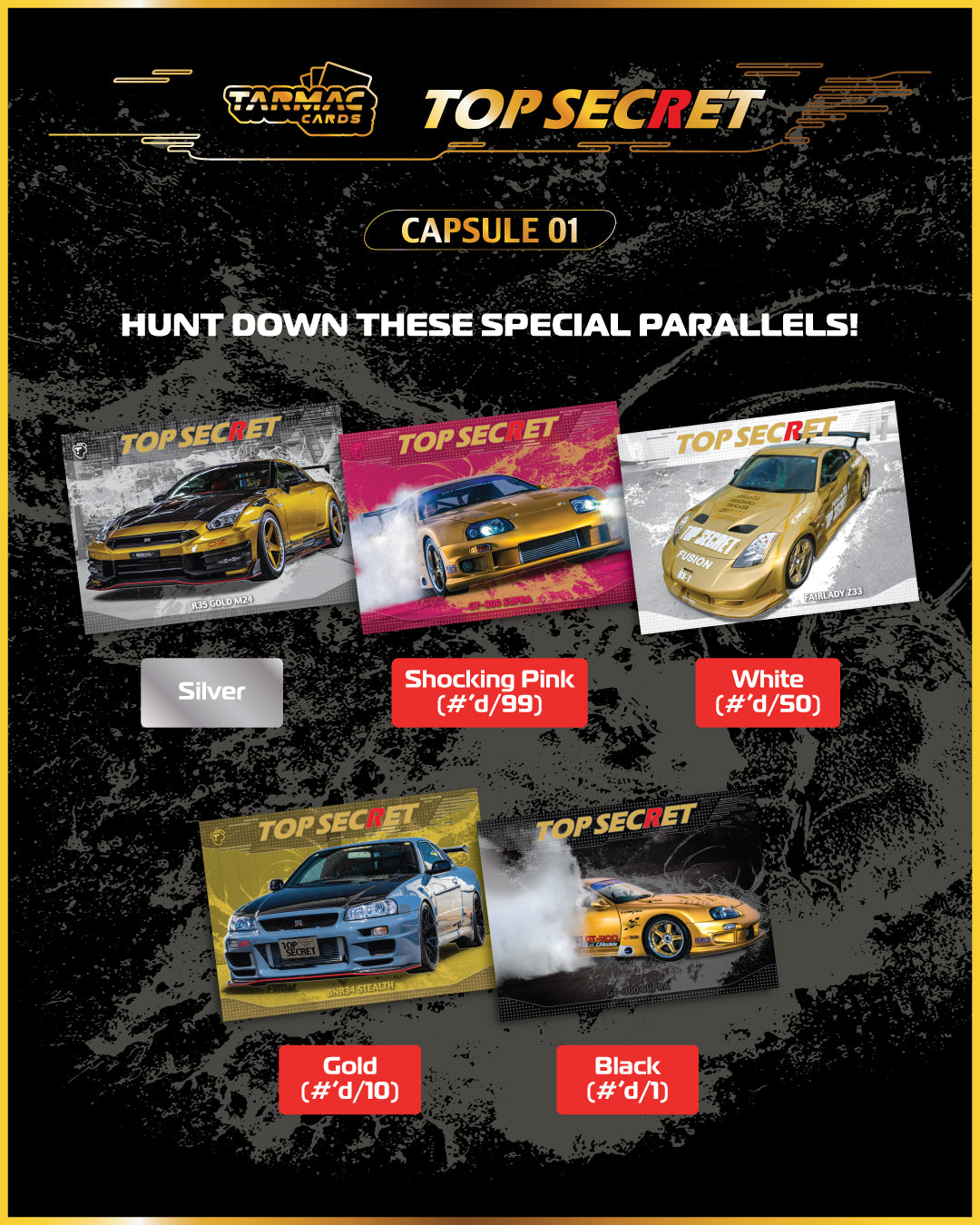 [Pre-Order] Tarmac Cards Top Secret Capsule 01