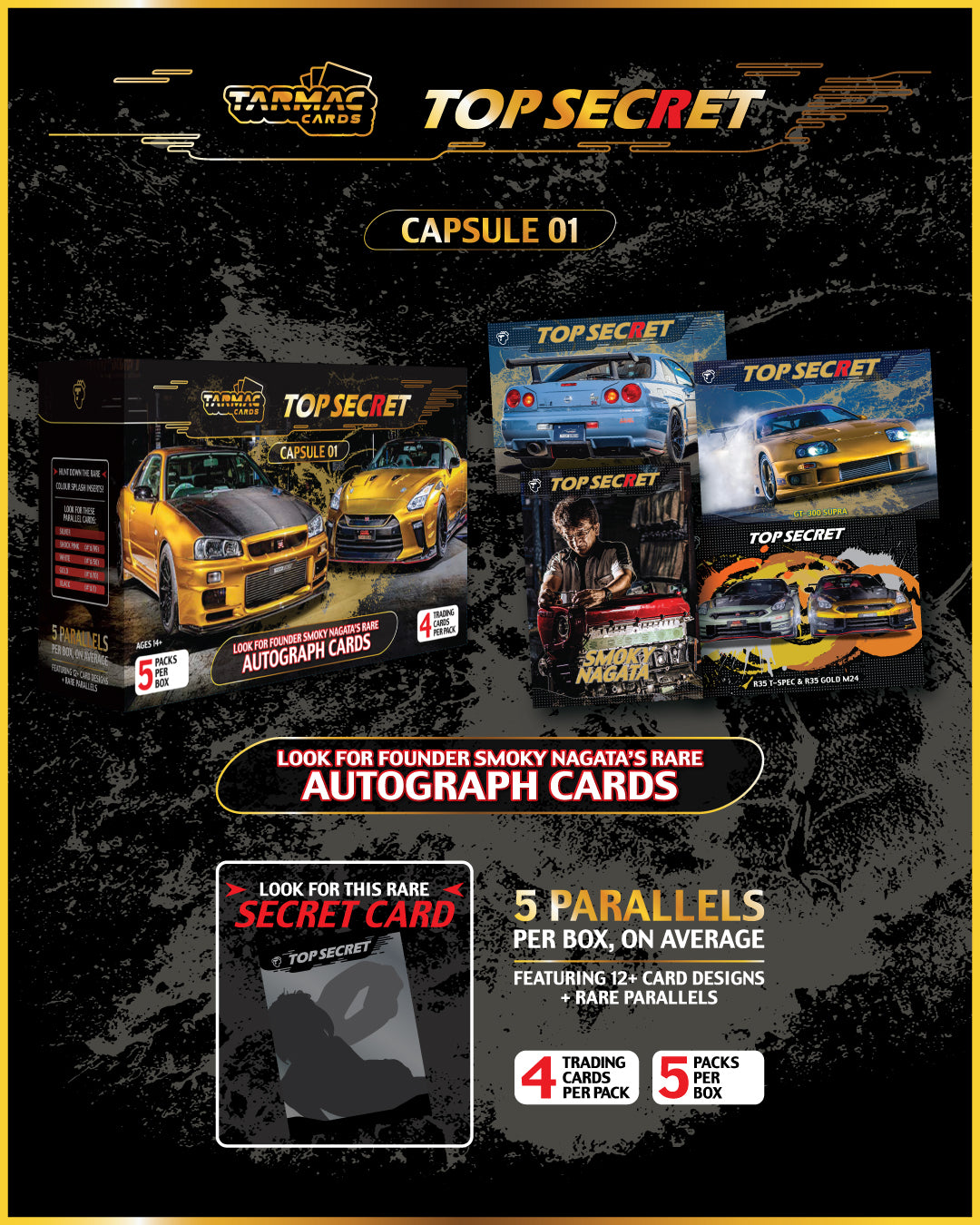 [Pre-Order] Tarmac Cards Top Secret Capsule 01