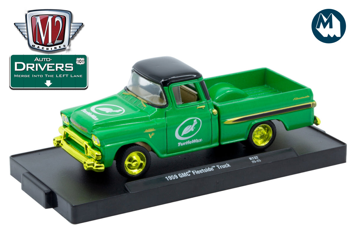 M2 Drivers 132 - 1959 GMC Fleetside Truck - Turtle Wax