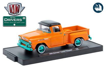 M2 Drivers 130 - 1958 Chevrolet Apache Stepside (Orange)
