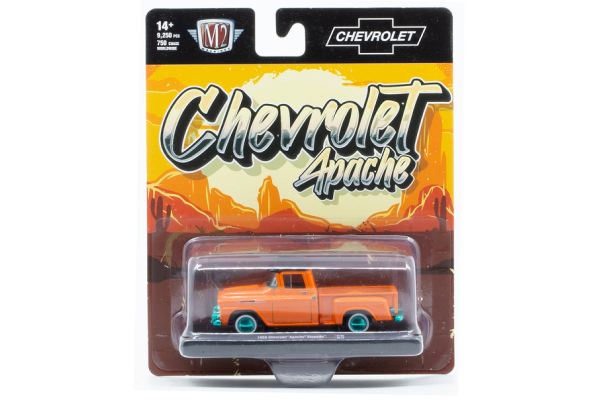 M2 Drivers 130 - 1958 Chevrolet Apache Stepside (Orange)
