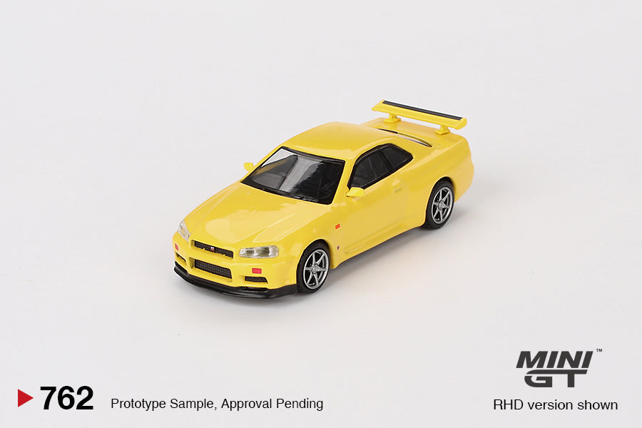 #762 - Nissan Skyline GT-R (R34) V-Spec Lightning (Yellow)