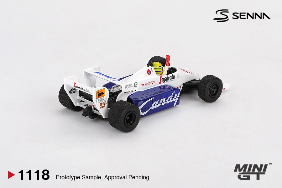 #1118 - Toleman TG184 #19 Ayrton Senna 1984 Monaco Grand Prix 2nd Place
