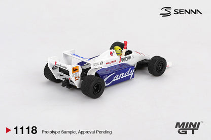 #1118 - Toleman TG184 #19 Ayrton Senna 1984 Monaco Grand Prix 2nd Place