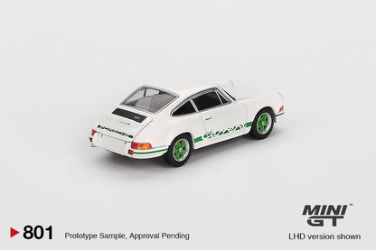 #801 - Porsche 911 Carrera RS 2.7 (Grand Prix White with Green Livery)