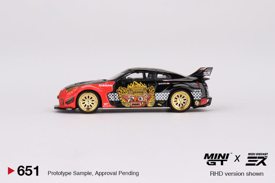 #651 - LB-Silhouette WORKS GT NISSAN 35GT-RR Ver.1 “BARONG” MINI GT x MIZU Diecast