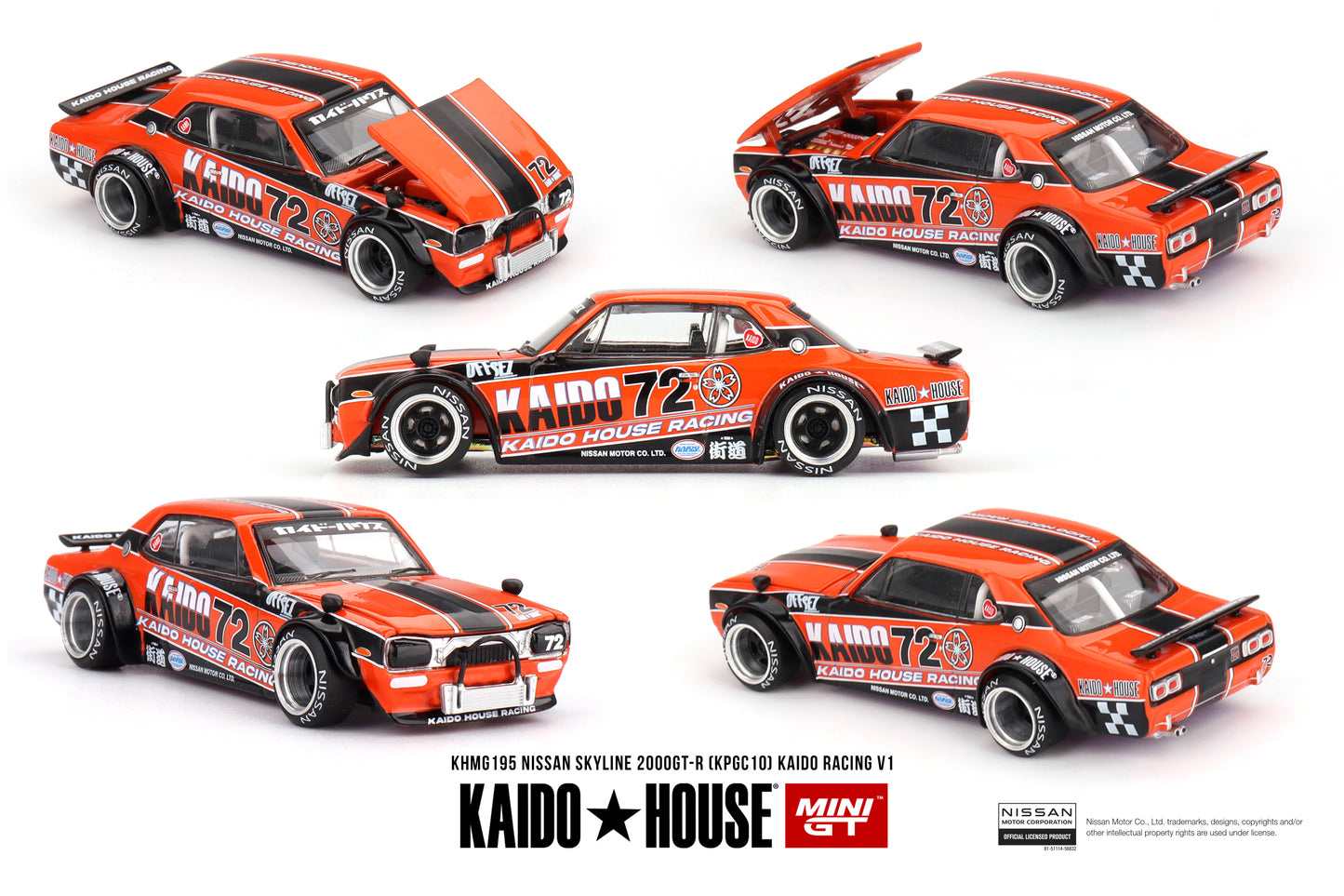 [Pre-Order] #195 - Nissan Skyline 2000GT-R (KPGC10) Kaido Racing V1