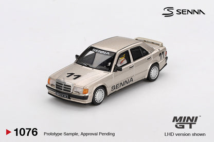 #1076 - Mercedes-Benz 190 E 2.3-16 #11 Ayrton Senna 1984 Nürburgring Race of Champions w/ Figure