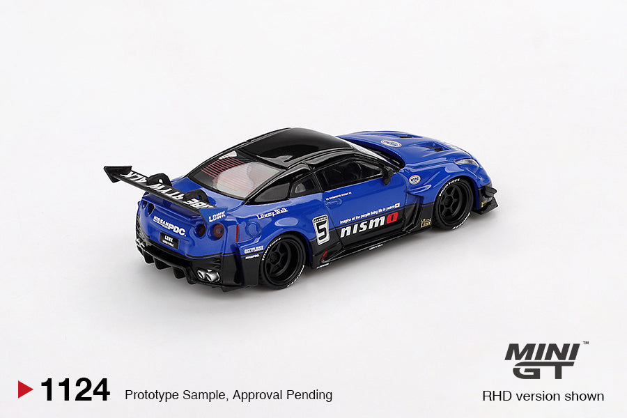 1124 - LB-Silhouette WORKS GT Nissan 35GT-RR Ver.2 (Blue) – Modelmatic