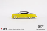 #794 - Lincoln Capri Hot Rod 1954 (Lime Yellow)