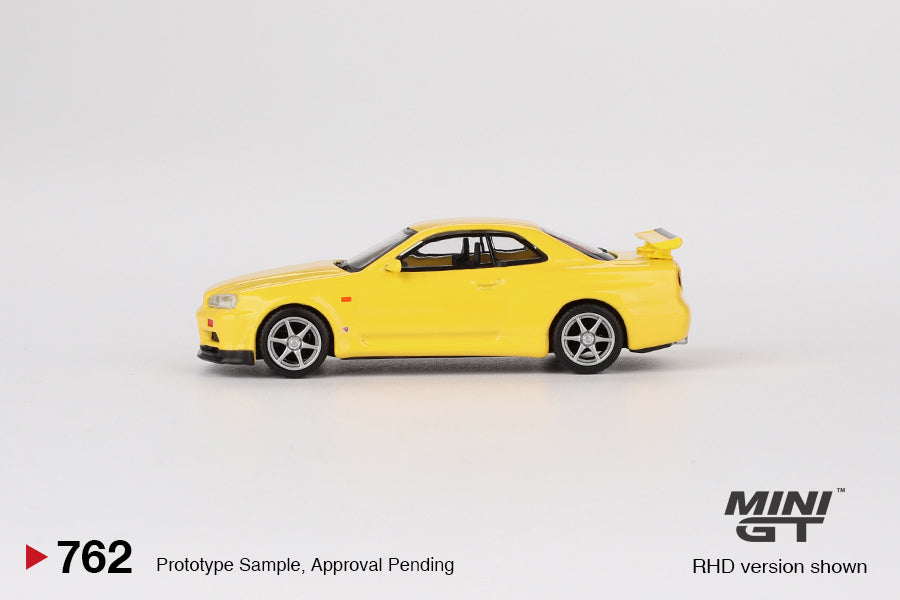 #762 - Nissan Skyline GT-R (R34) V-Spec Lightning (Yellow)
