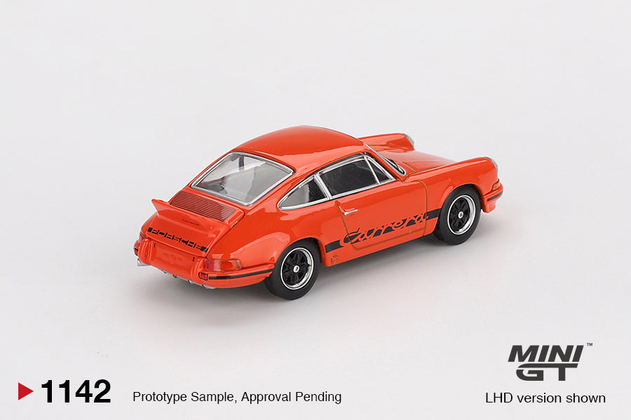 #1142 - Porsche 911 Carrera RS 2.7 (Tangerine with Black Livery)