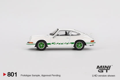 #801 - Porsche 911 Carrera RS 2.7 (Grand Prix White with Green Livery)