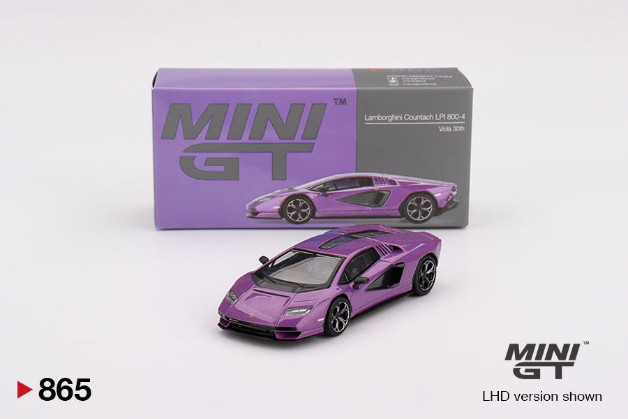 Countach Viola #865 - Lamborghini Countach LPI 800-4 Viola 30th – Modelmatic
