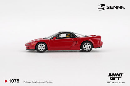 #1075 - Honda NS-X Prototype Midship Sports 1989 Ayrton Senna w/ Figure