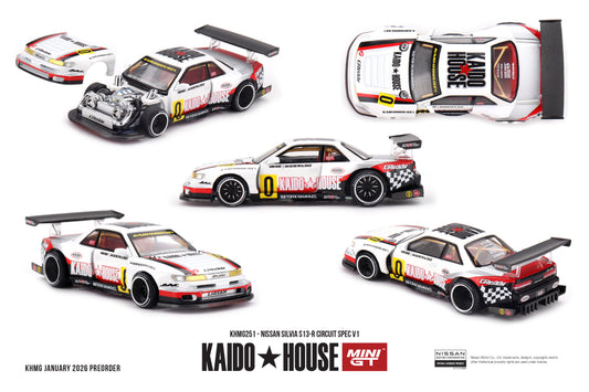 [Pre-Order] #251 - Nissan Silvia S13-R Circuit Spec V1