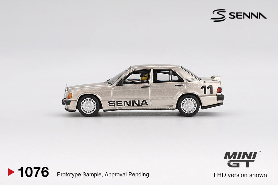 #1076 - Mercedes-Benz 190 E 2.3-16 #11 Ayrton Senna 1984 Nürburgring Race of Champions w/ Figure